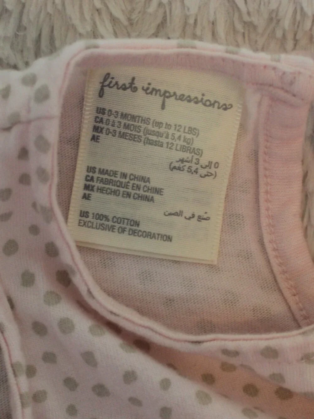 Lot of 4 Baby Girl Rompers 0-3 Months